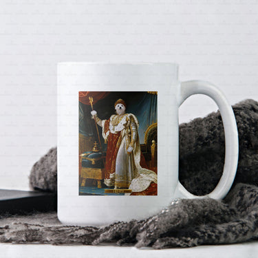 Personalized Dog Gift Idea - Royal Dog's Portrait 57 For Dog Lovers - White Mug